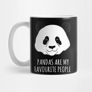 pandas are my favourite people Mug